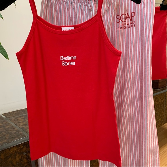 NWT SOAPNET 100% COTTON PAJAMAS and INTIMATES BAG - Picture 2 of 10